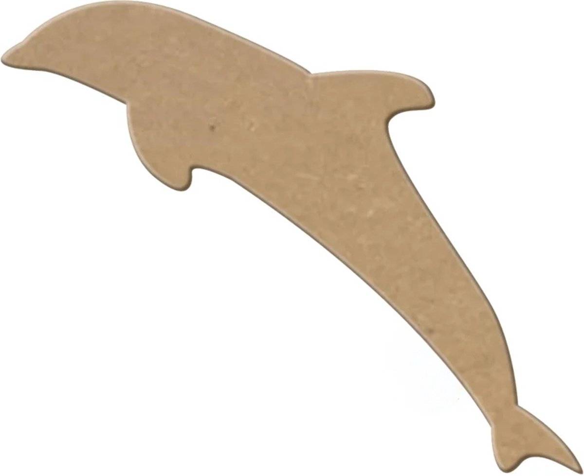 MDF Dolfijn, creatief, knutselen, deco, 3 stuks, 3mm mdf 37cm