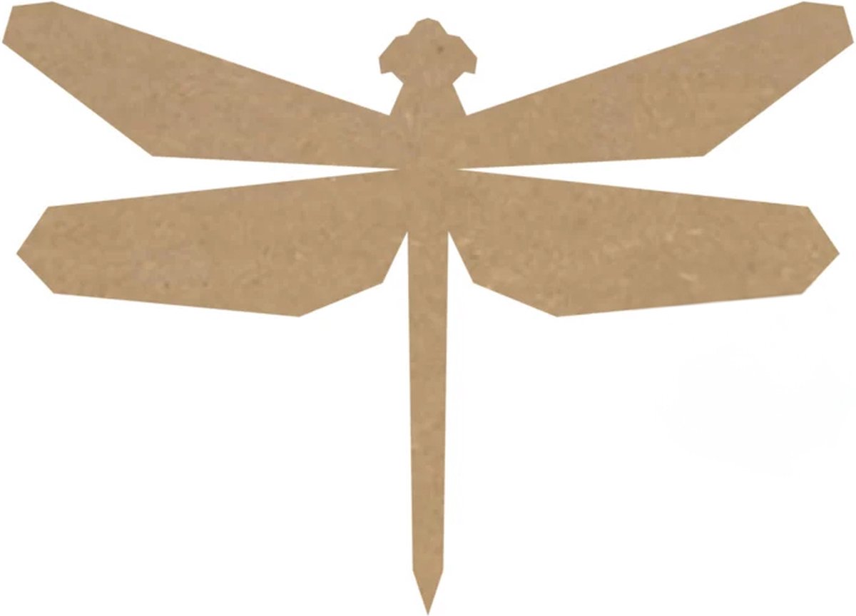 MDF Libelle, creatief, knutselen, deco, 3 stuks, 3mm mdf 37cm
