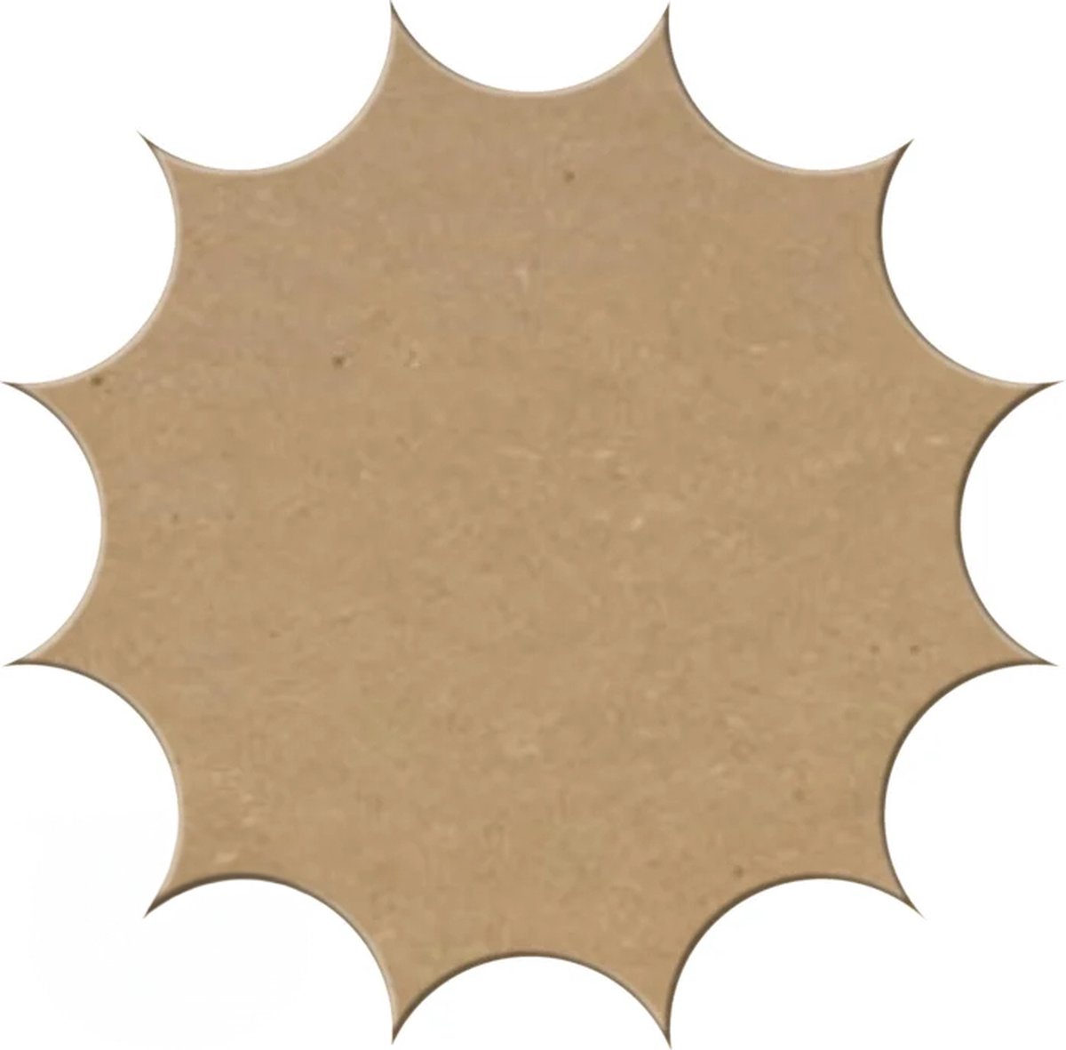 MDF Zon, creatief, knutselen, deco, 3 stuks, 3mm mdf 37cm