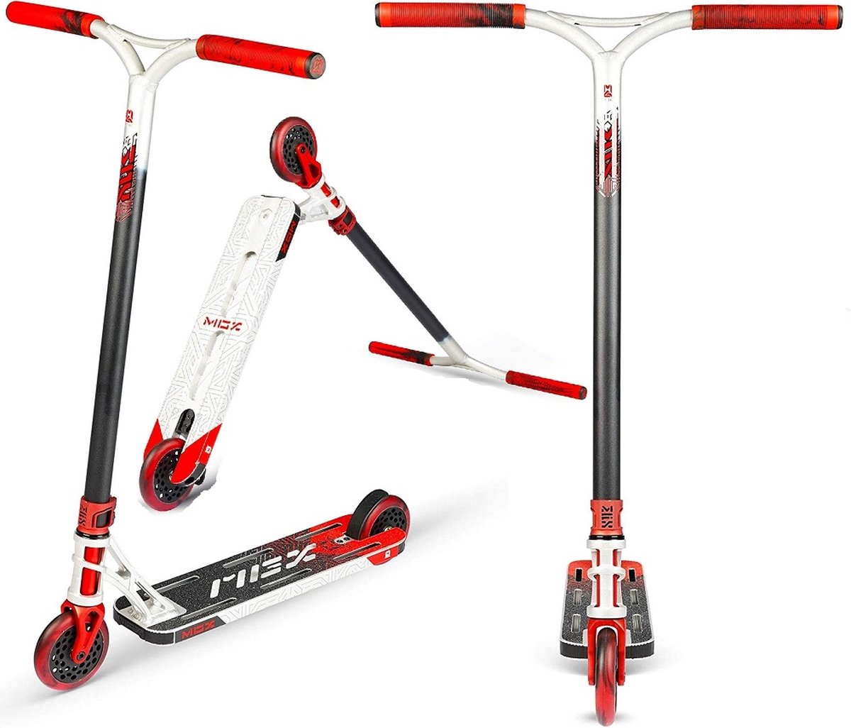 Madd Gear MGX Extreme stuntstep Zilver rood