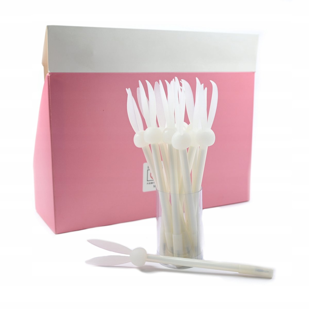 Midex Gel Pen Wit Konijn Zwart - Stijlvolle Pen voor Kantoor & Cadeau