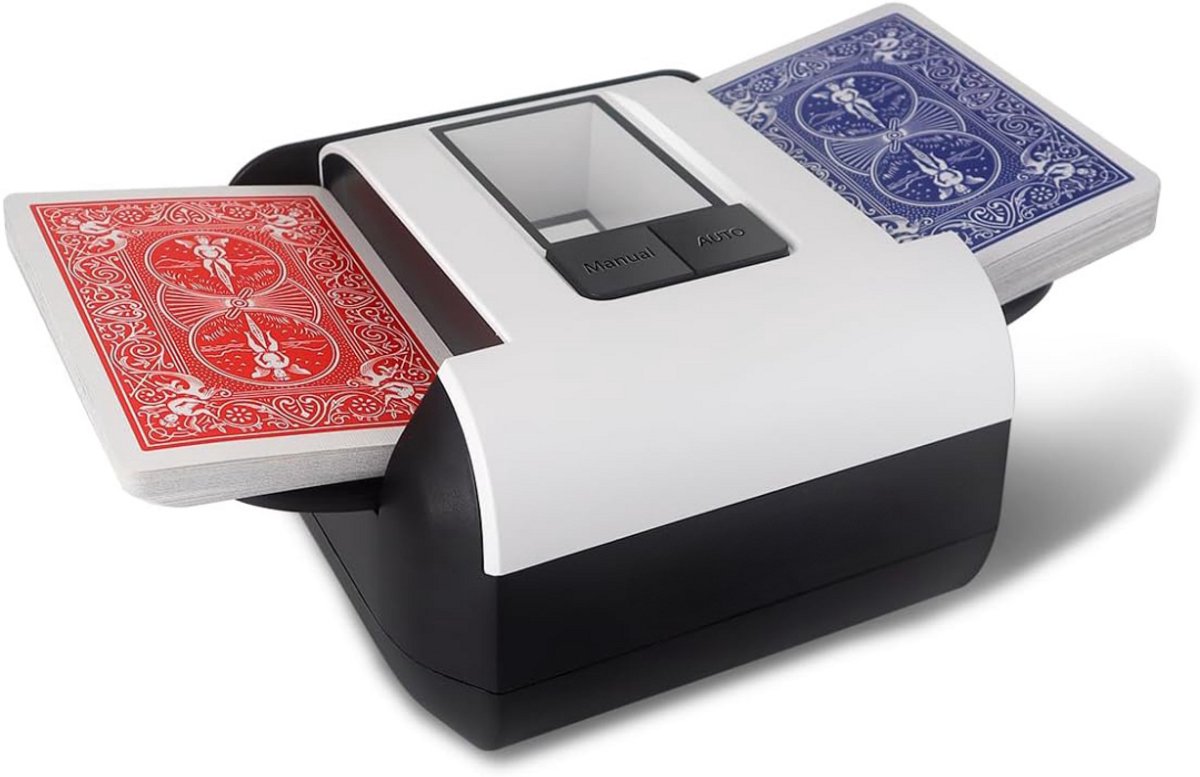    s - Kaartenschudder voor Speelkaarten - Wit