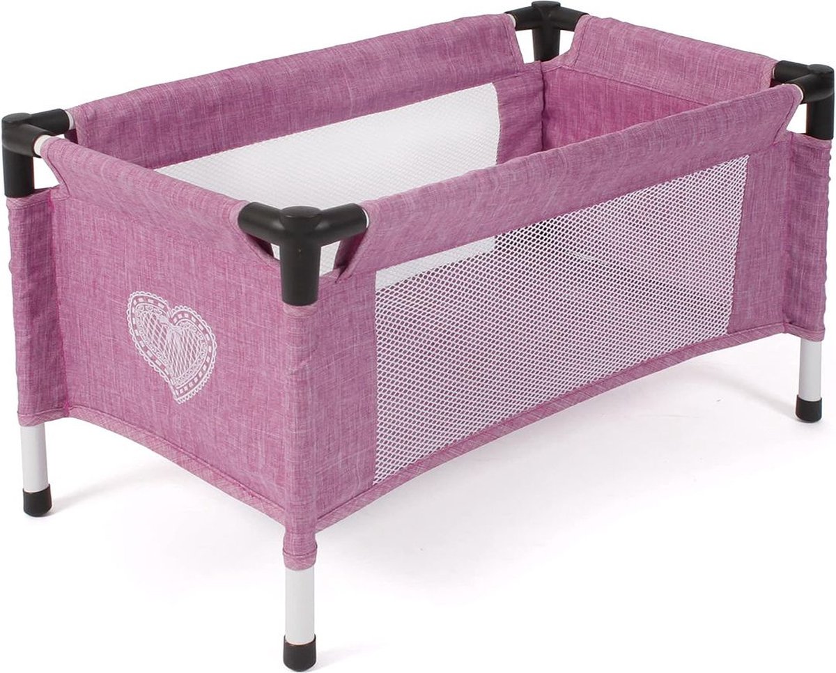   Luxe Poppenbed - Poppenbedje - Poppenhuis Meubels - Licht Roze