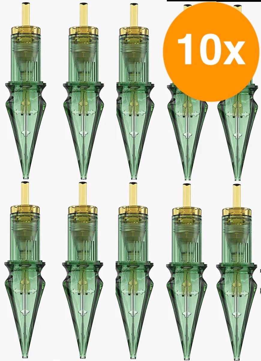 MKSX PRO 3RL Tattoo Naalden - Cartridge set voor fijne lijnen - 10 stuks