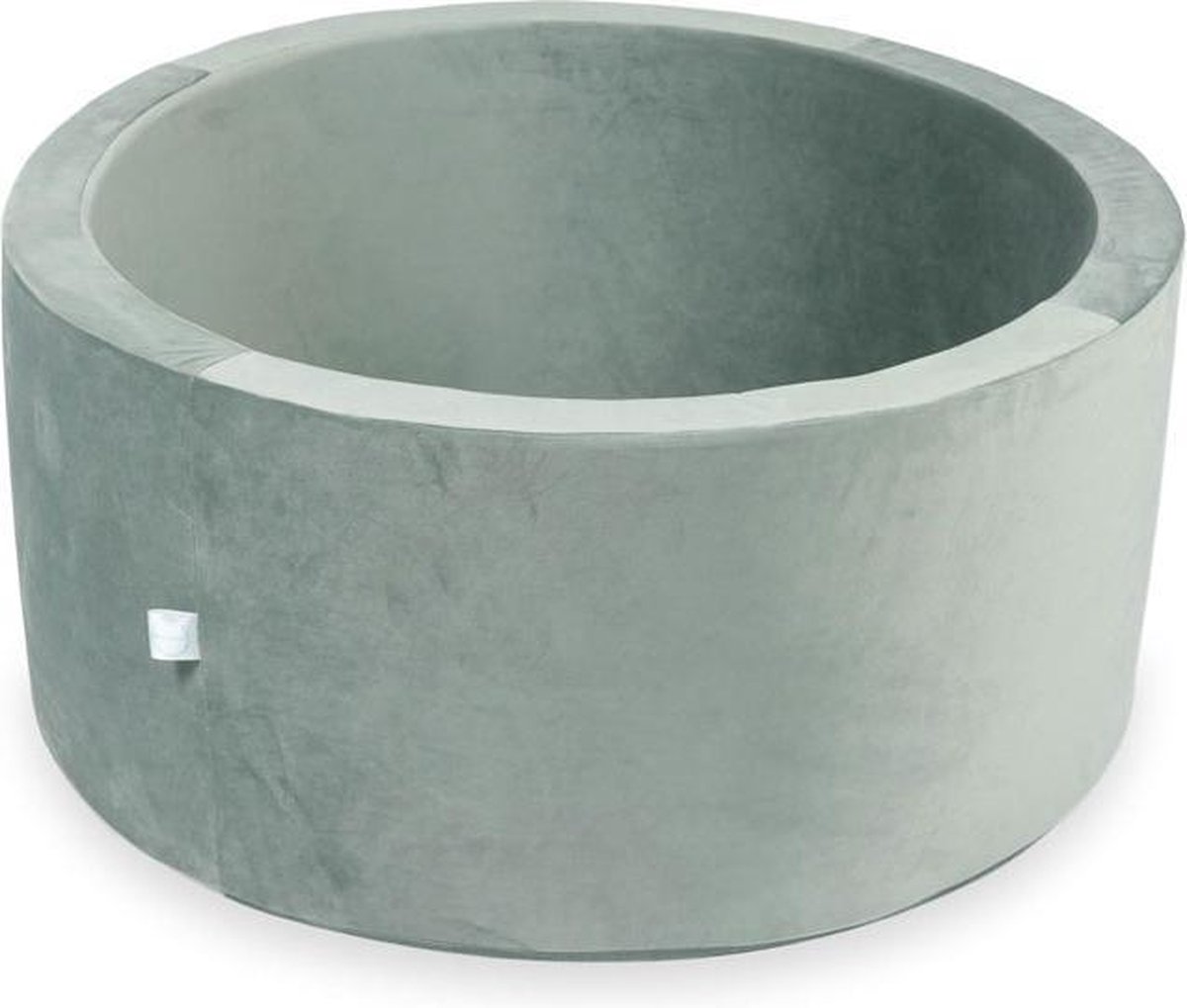 Ballenbak XL Rond 90x40 Velvet Grijs Moje