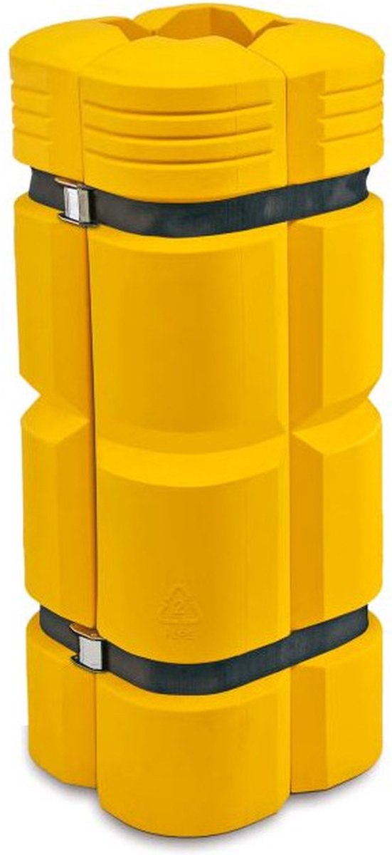 Morion kunststof zuilbeschermer - geel