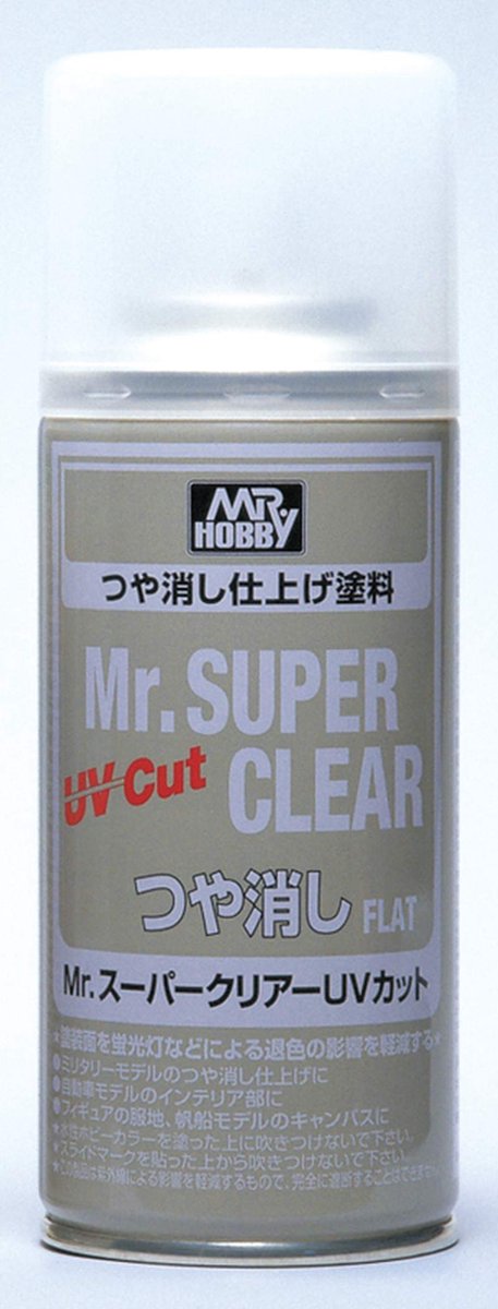   Hobbyverf - Clear B-523 UV Cut - Matt - Vernis Spray - 170ml Verf spuitbus - 170 ml