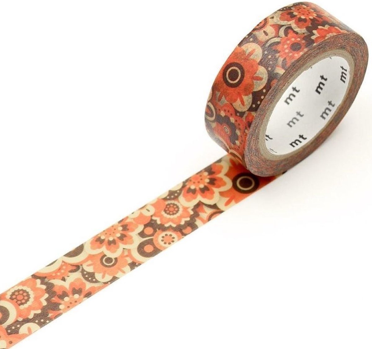 MT washi tape ex Layered of Flower - 1,5 cm x 7 meter - Masking tape bloemen