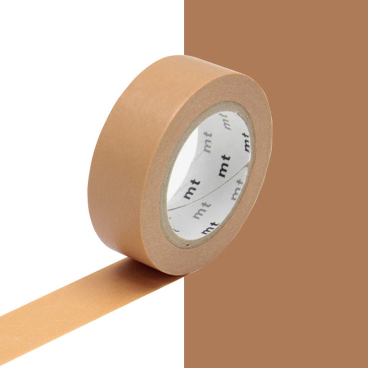 Washi Tape Licht Bruin - 7 meter x 1,5 cm. - MT Masking Tape Cork