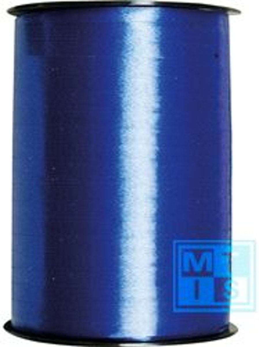 Krullint Blauw 035 - 10mm breedte – 250 mtr lengte