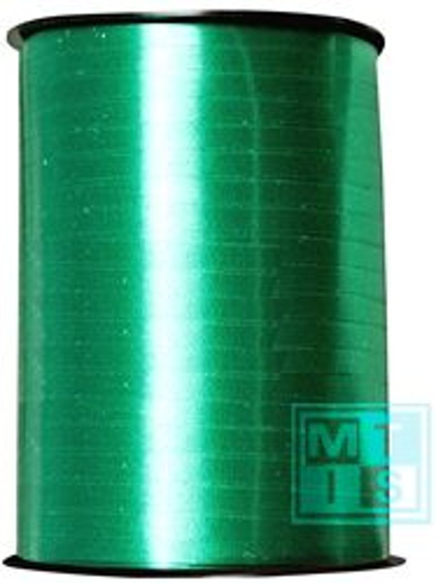 Krullint Donkergroen 059 - 5mm breedte – 500 mtr lengte