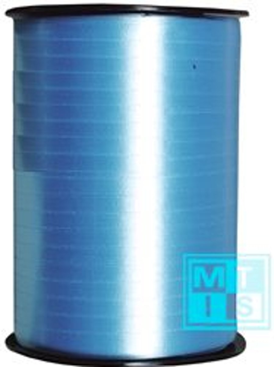 Krullint Lichtblauw 031 - 5mm breedte – 500 mtr lengte