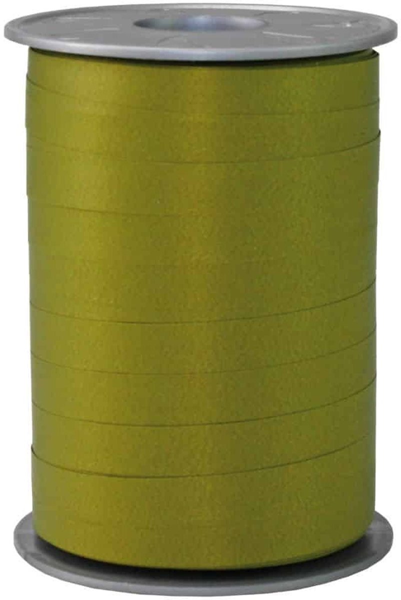 Krullint Paperlook Olijf Groen - 10mm