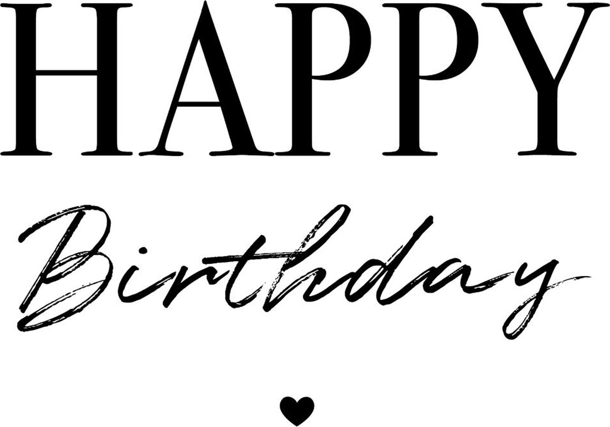 Servetten 33x33cm 20 stuks Avtg. Graphic Birthday