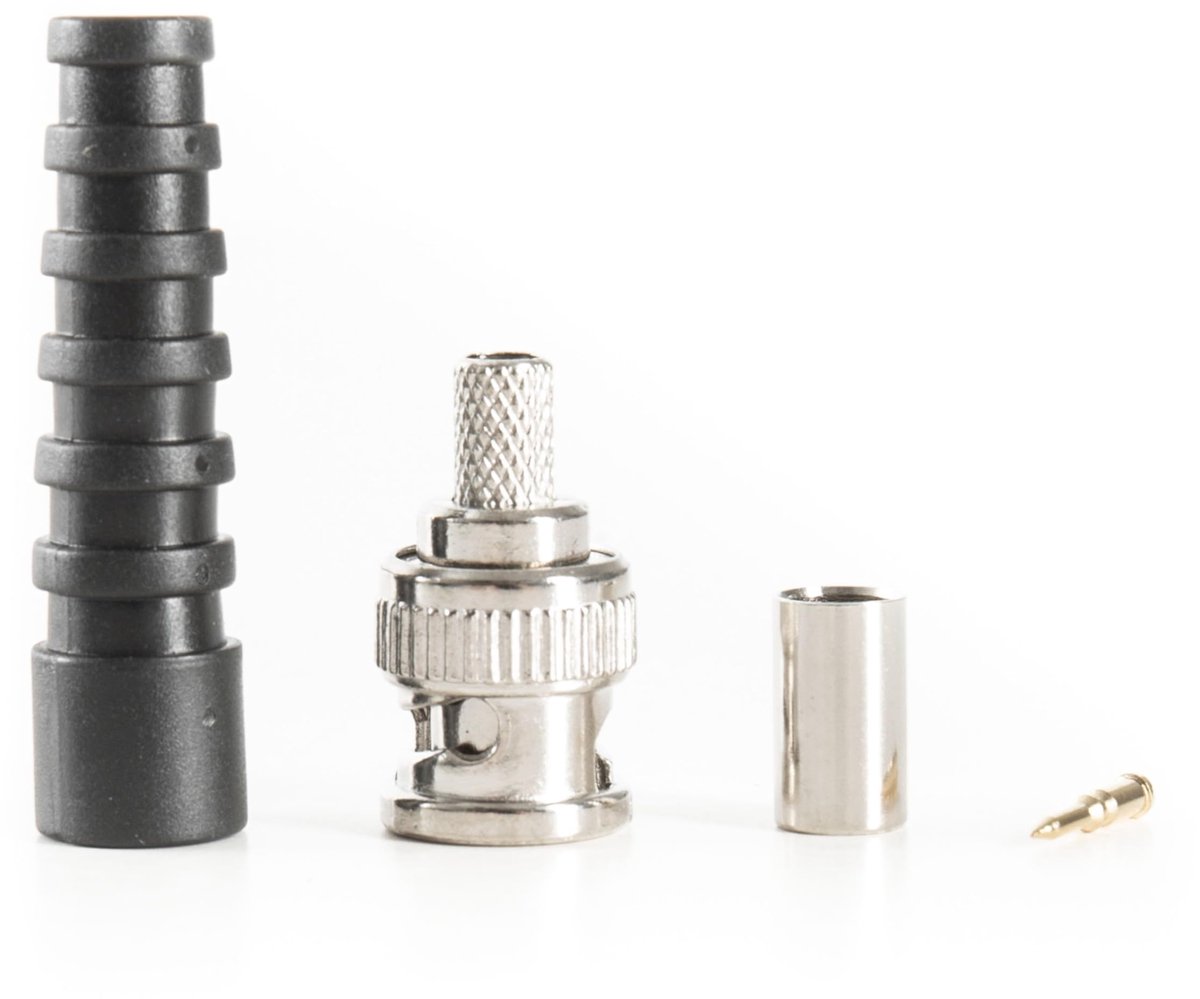 MUSIC STORE BNC-stekker 75 ohm met - BNC stekker en -bus