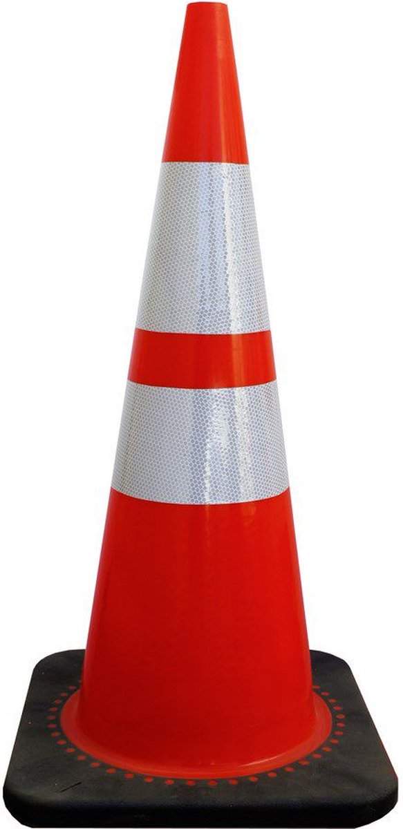 Verkeerskegel verzwaard 70 cm MW Tools VK10700
