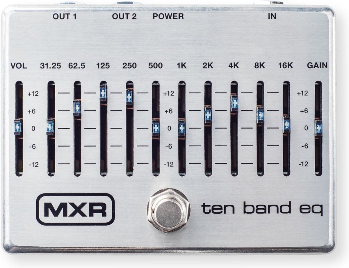 MXR M108S Ten Band EQ - Equalizer voor gitaren