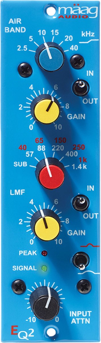 Maag Audio EQ2 - 500 Series 2-Band Equalizer - Equalizer