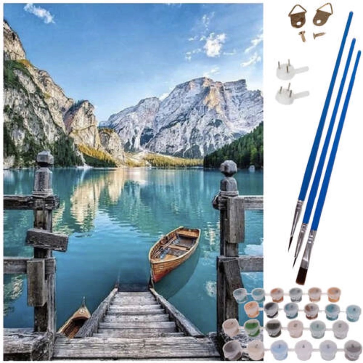 Maaleo Schilderen op Nummer Kit - Landschapsschilderij 40x50cm