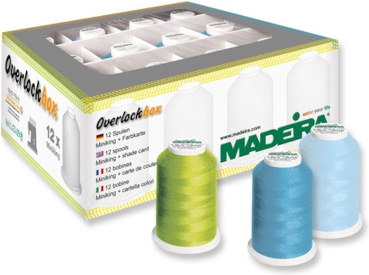 Madeira 9201 Overlockbox Apple/ Blue