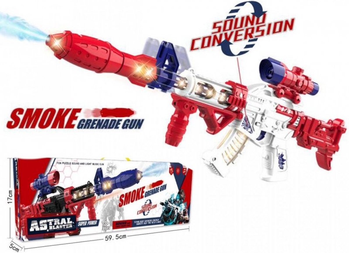  Rifle light, sound, smoke - Smoke Gun - Rookgeweer