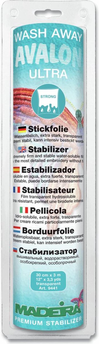 Borduurfolie Wateroplosbaar