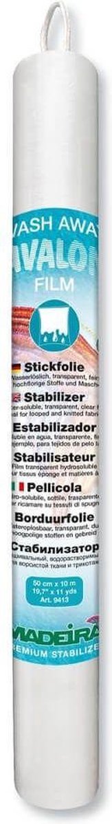 MADEIRA AVALON FILM WASH-AWAY STABILIZER 0,5X10M - 1ST