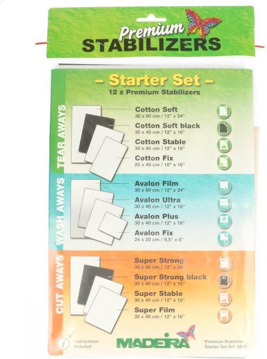 MADEIRA BORDUURVLIES STARTER SET - 1ST