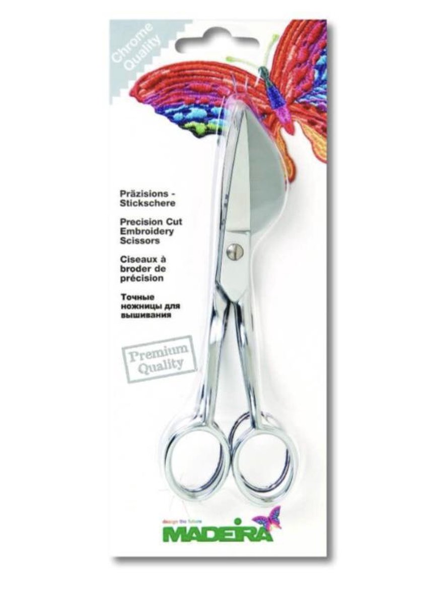 Madeira Applicatie schaar verchroomd 14cm