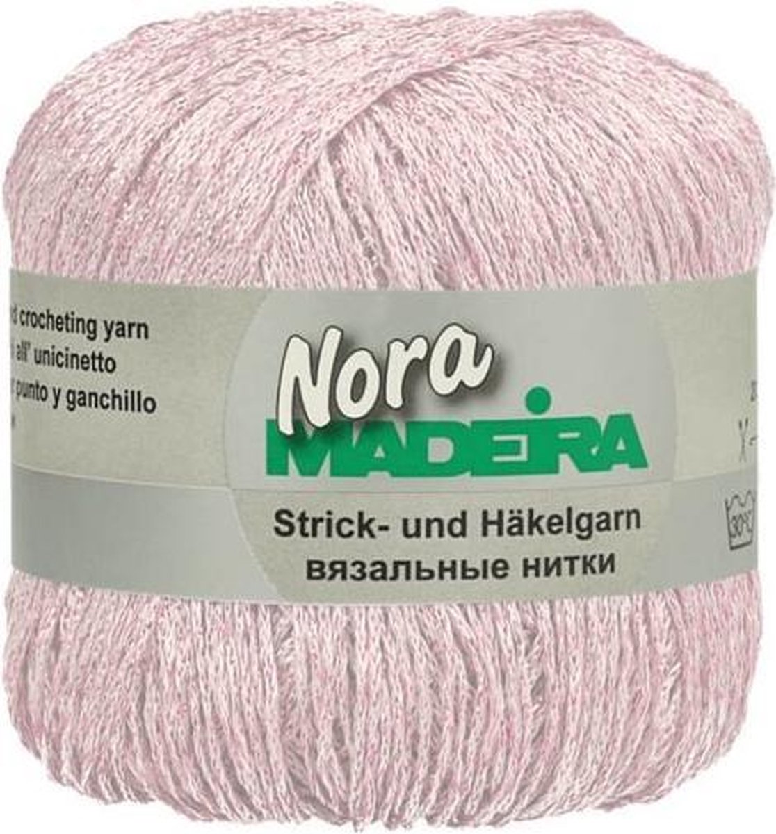 Madeira Nora gemetaliseerd haak- en breigaren 313  Roze