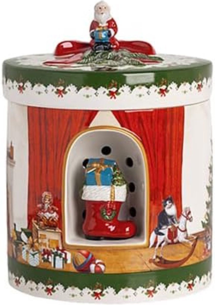 Christmas Toys Giftbox Groot Rond 2021 17x 17x22 cm