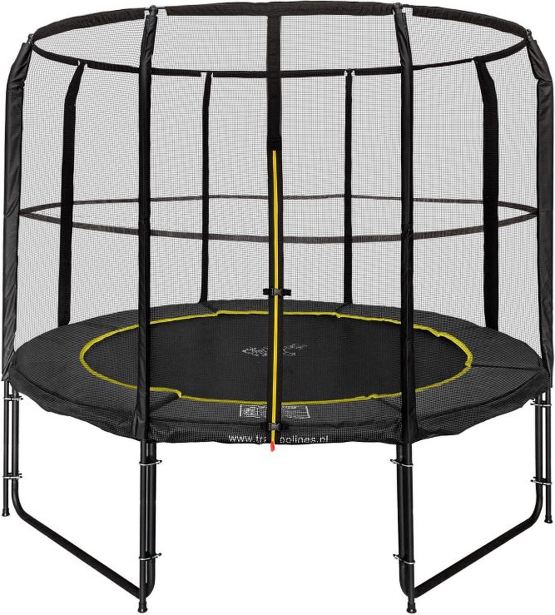 Magic Jump - Trampoline met veiligheidsnet Fiber - ø 251 cm - Zwart - Buitenspeelgoed - Outdoor