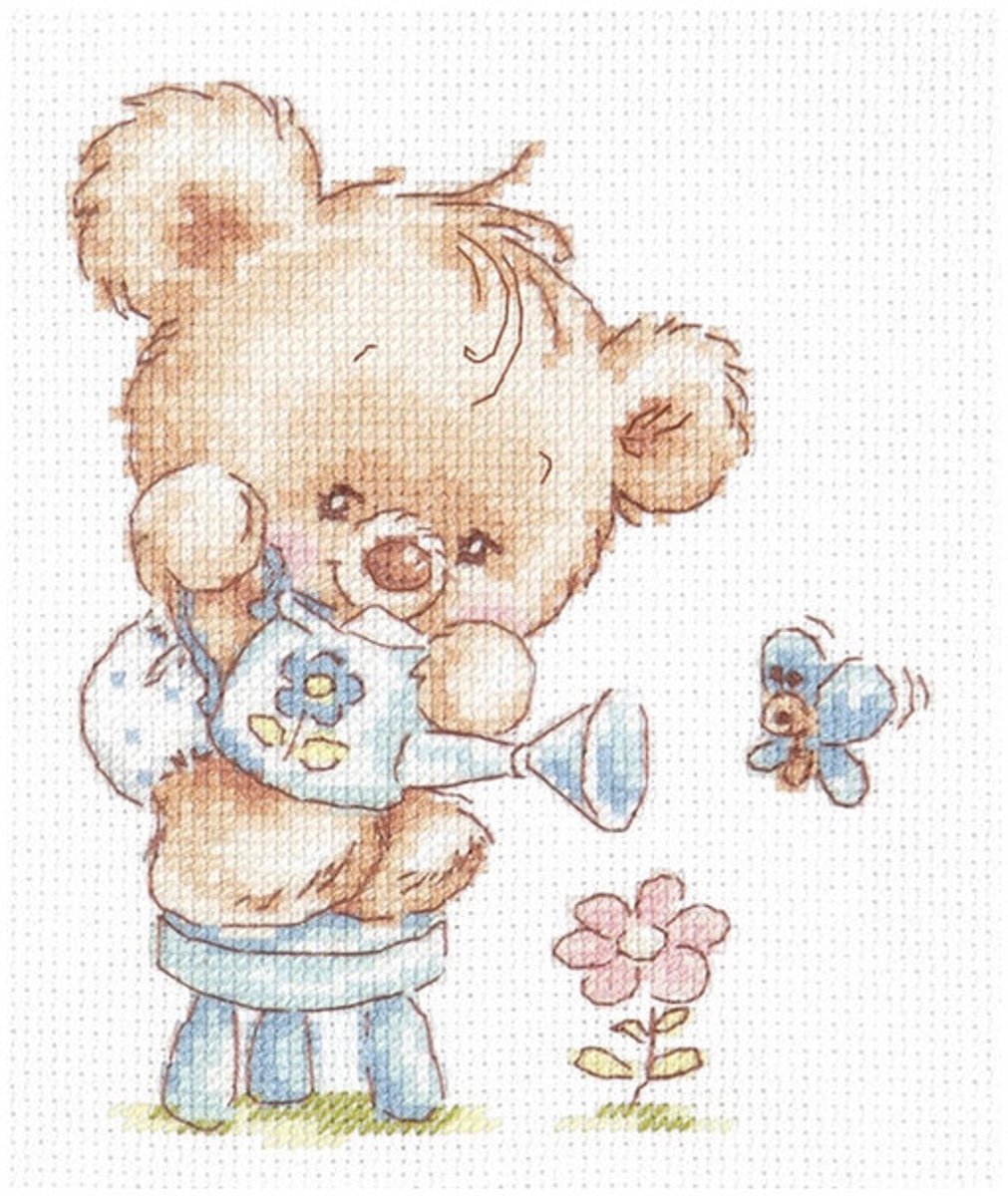 Borduurpakket Mijn bloem