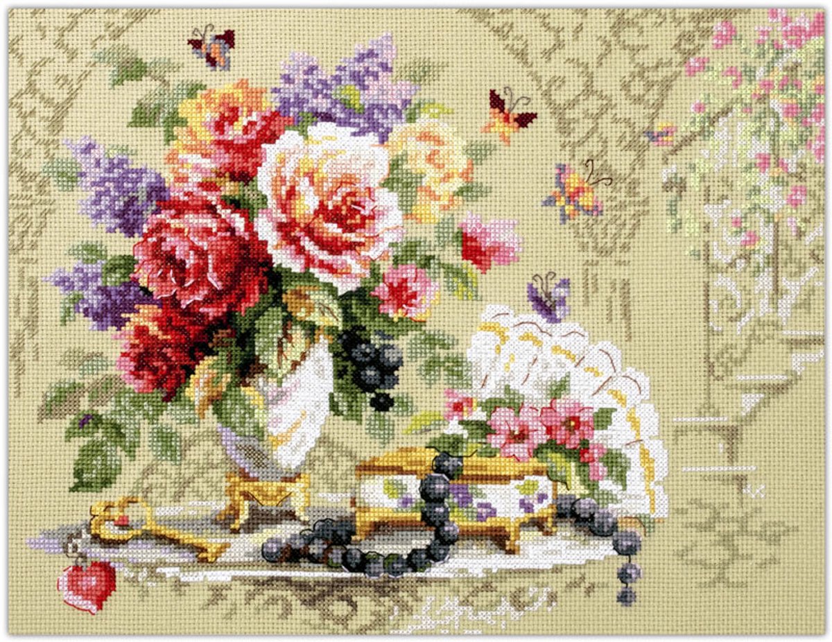 Magic Needle Flirty Time borduren (pakket) 210-205