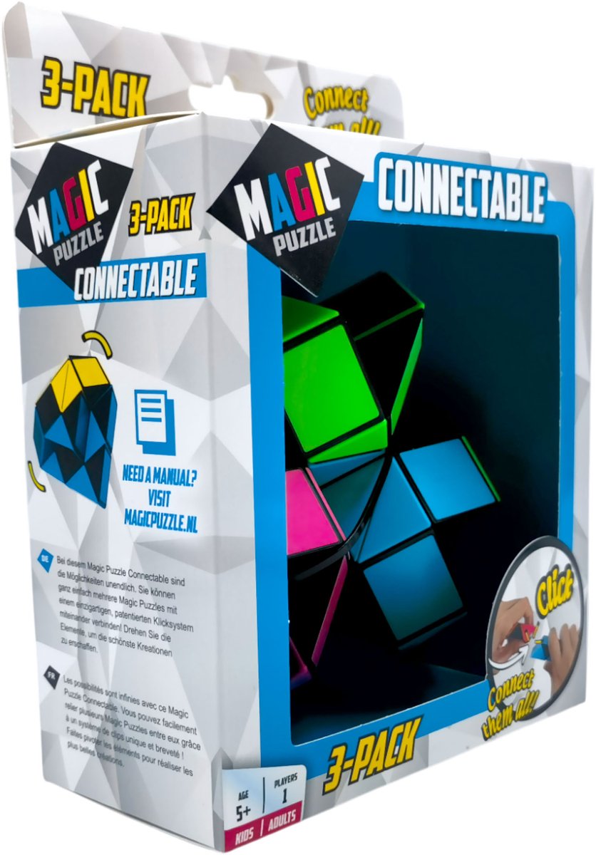 Magic Puzzle, Connectable 3 pack, puzzel, solo game