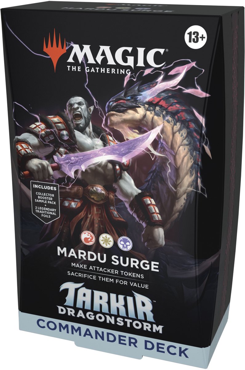 Magic: The Gathering Tarkir: Dragonstorm Commander-deck - Mardu Surge