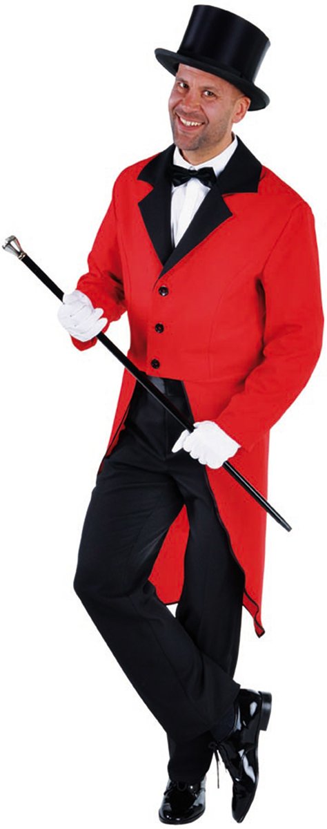 Rode slipjas voor heren - Carnaval kostuum mannen maat XL (56)