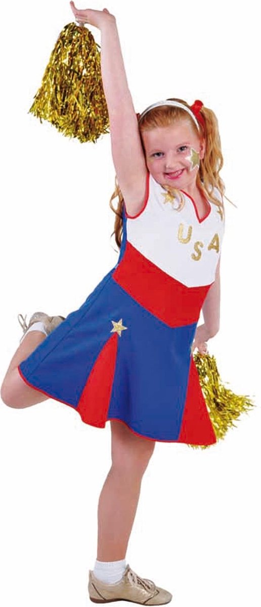 Magic Design Verkleedjurk Cheerleader Junior Polyester Maat 152
