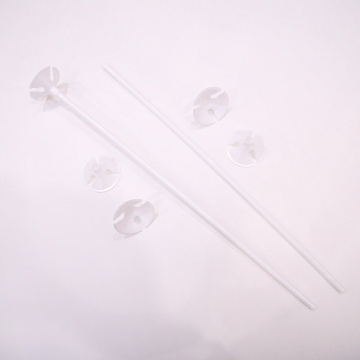 MagieQ 100 Stuks Balloon Sticks Houders met Koppen Voor Wedding Party vakantie Anniversary decortion