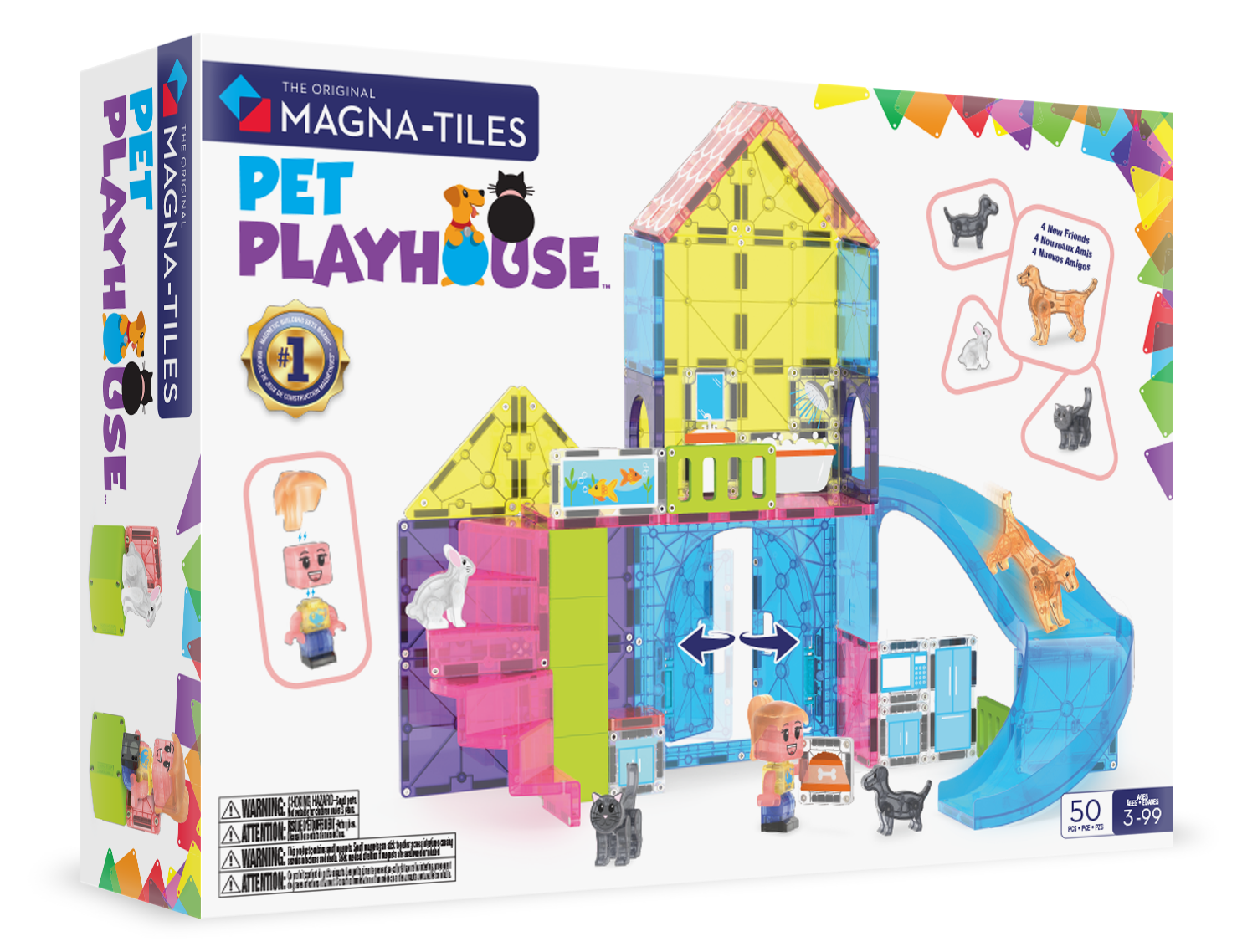 MagnaTiles pet playhouse 50 delig