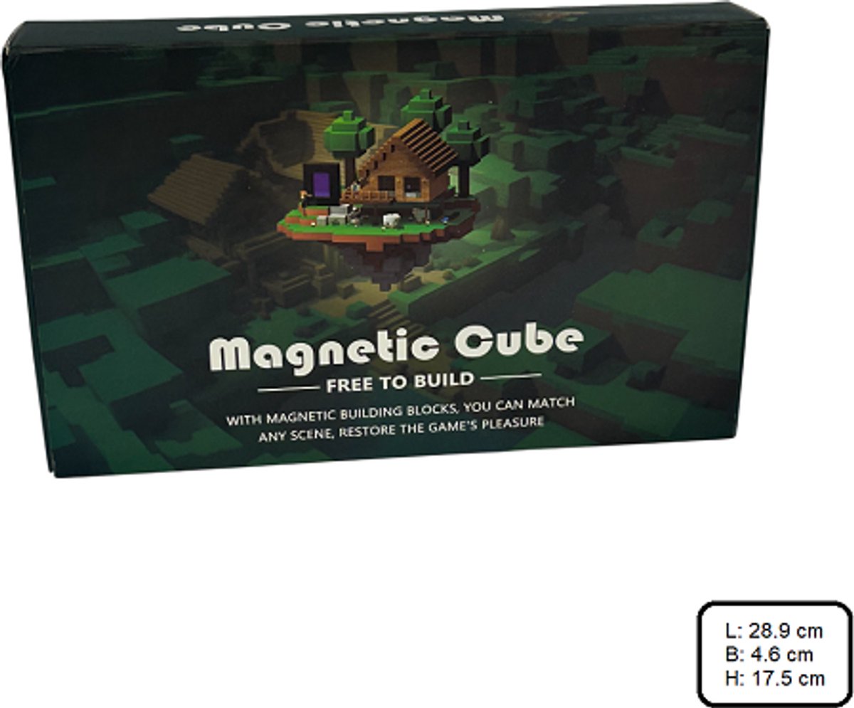 Magnetic cube - Minecraft - H001 - Cherry Blossom Party - 128 pcs