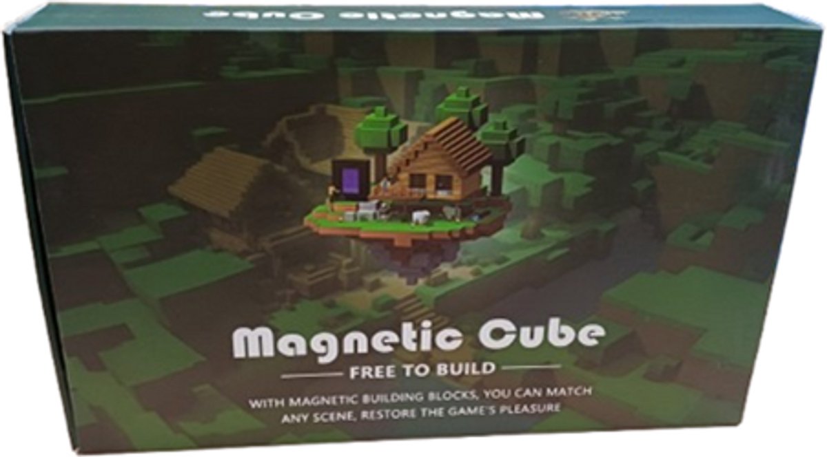 Useme - magnetisch speelgoed - H048 - Magnetic tiles - thema - Magneten speelgoed - Montessori speelgoed - Educatief speelgoed - Magnetische bouwstenen - Magnetische blokken - 128 pcs