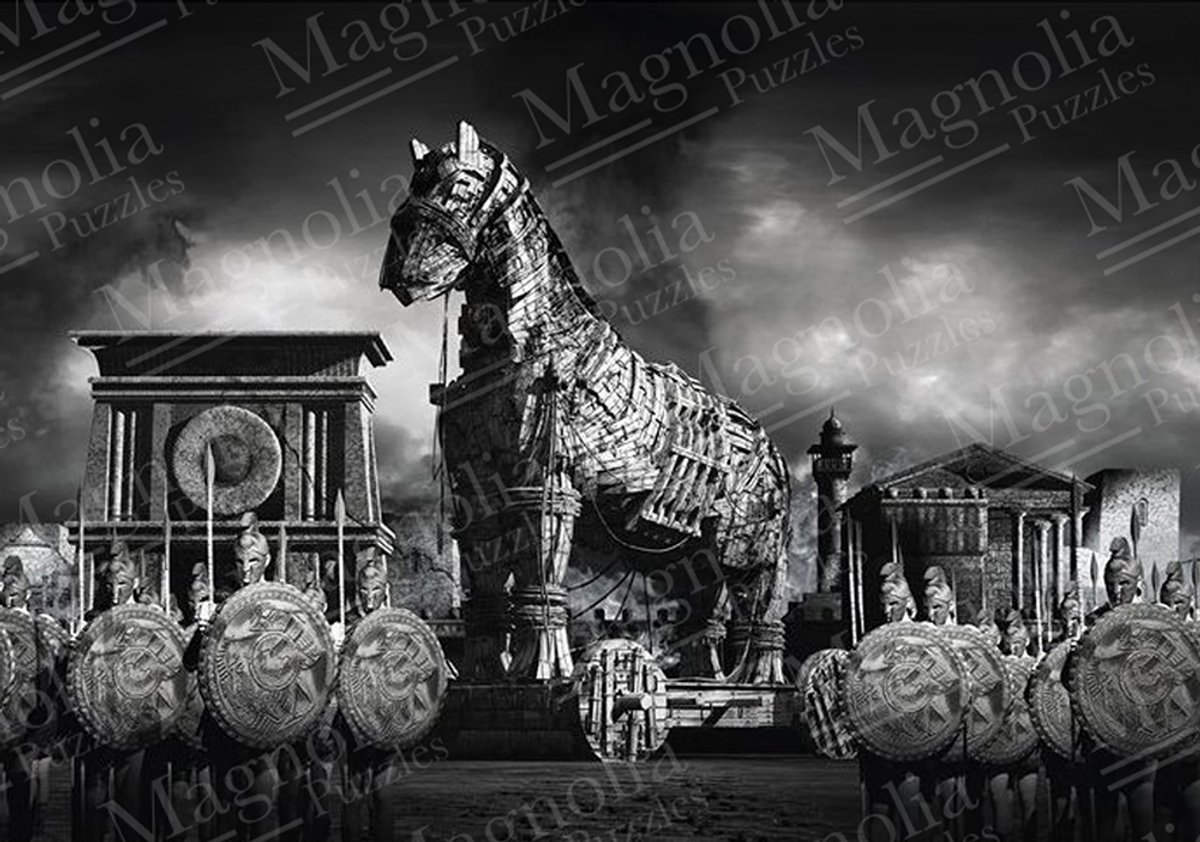 Magnolia legpuzzel Fall of Troy - 1000 stukjes puzzelspel.