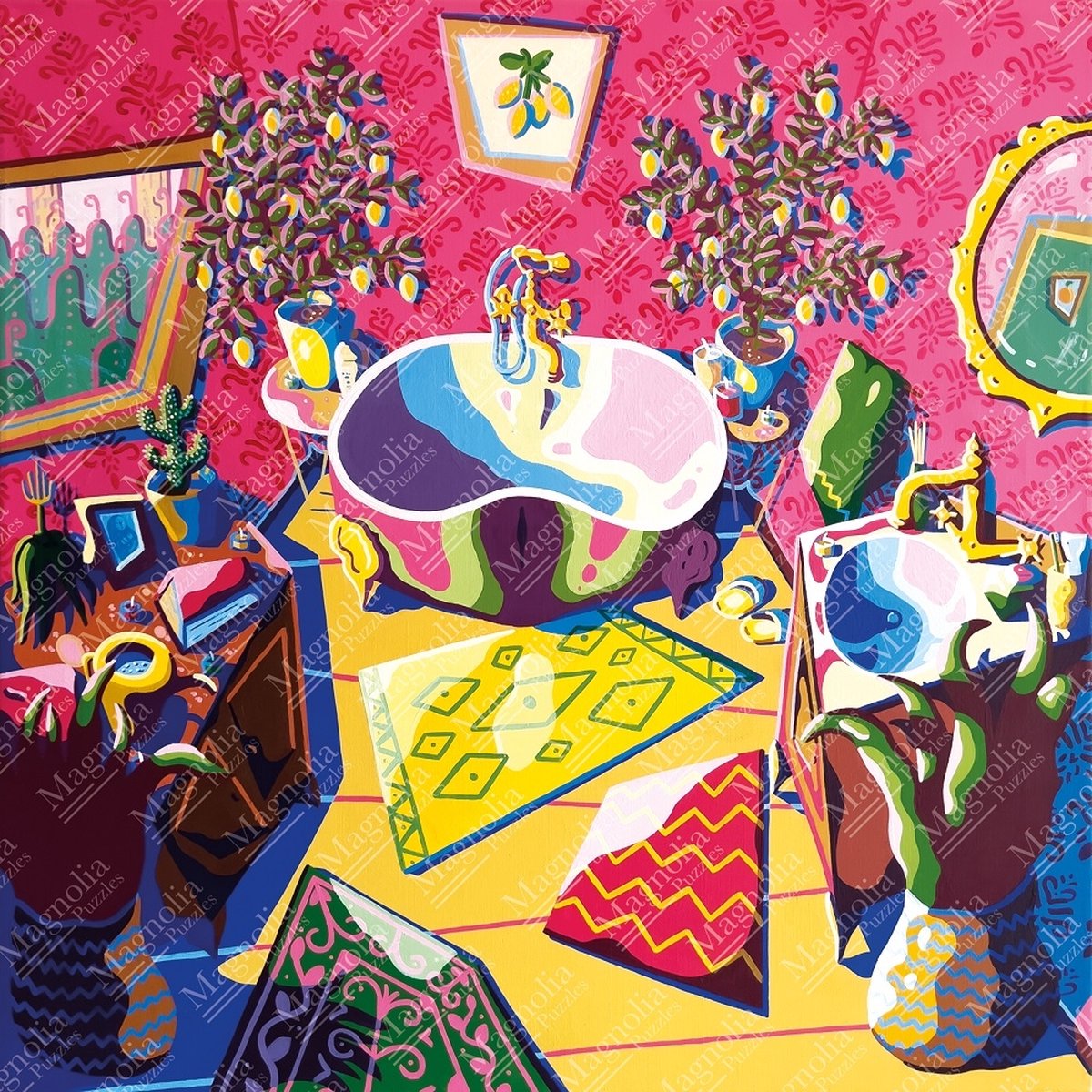 Magnolia puzzel Lemon Moon - Kilo Blimp Special Edition - 1023 stukjes.