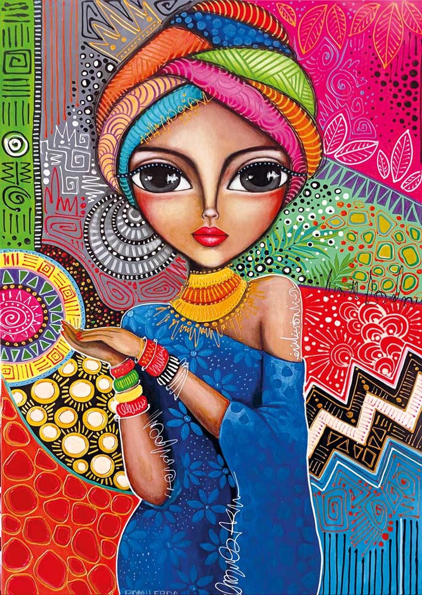 Magnolia puzzel The Brunette - 1000 stukjes legpuzzel.