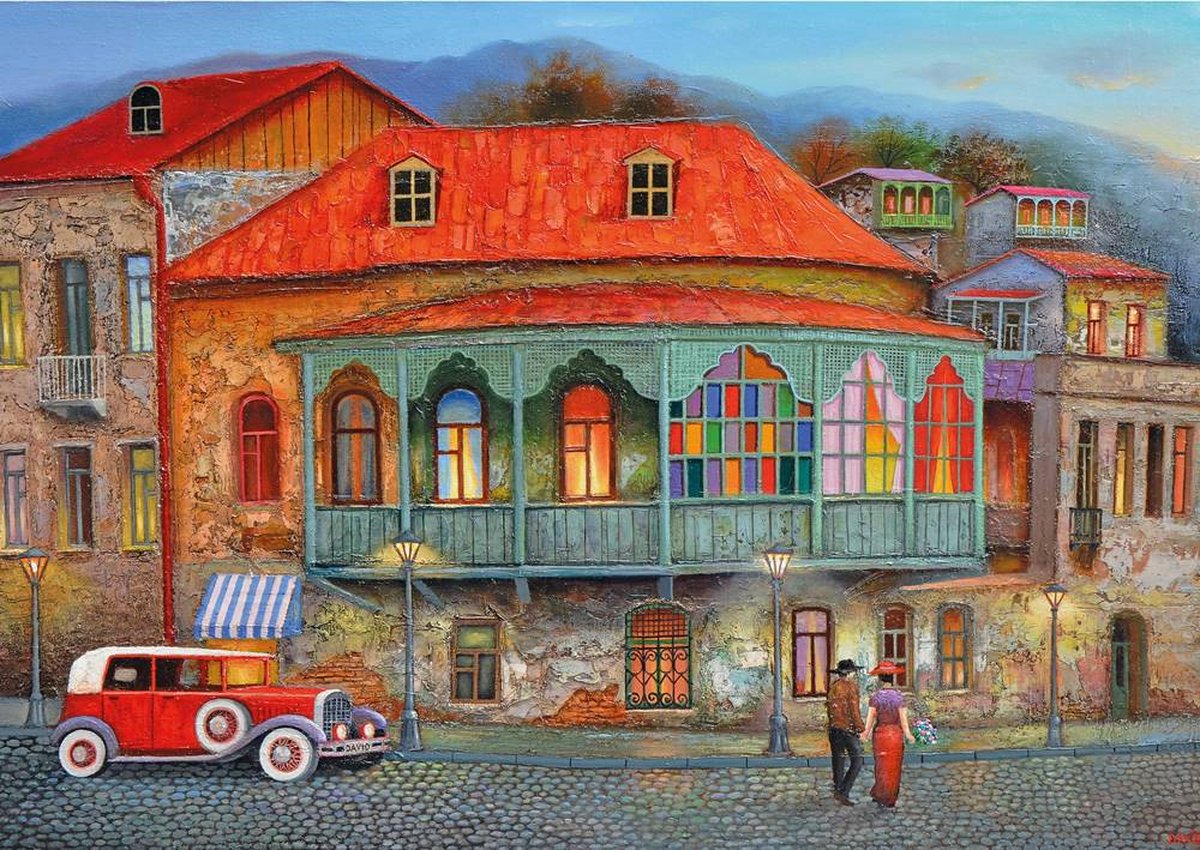 Magnolia puzzel The Street of Old Tbilisi - 1000 stukjes legpuzzel.