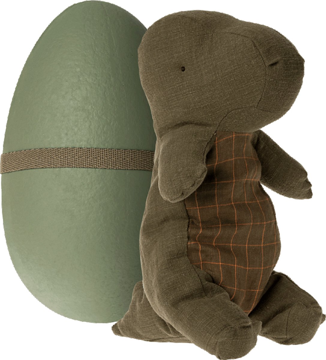 Gantosaurus in Ei Medium Bosgroen