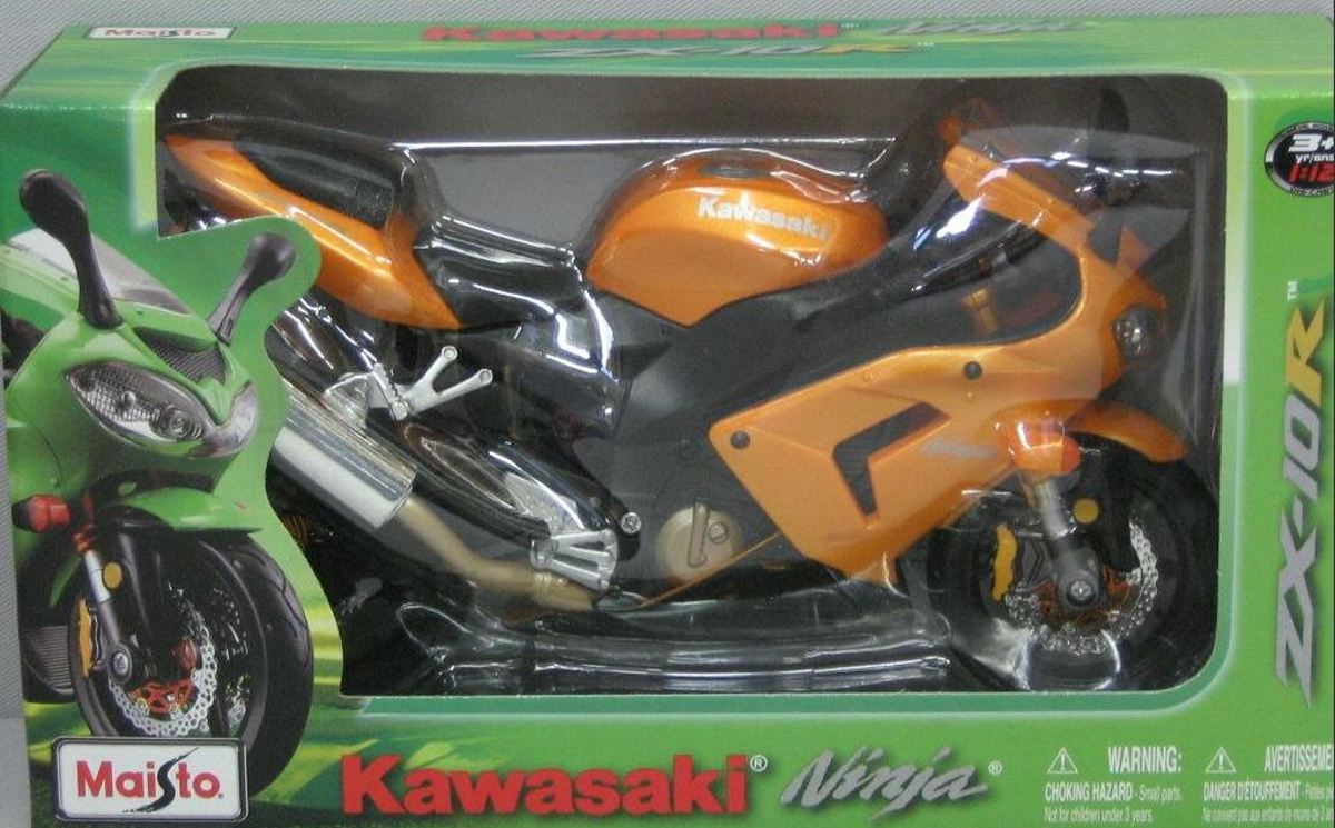 Kawasaki Ninja ZX-10R 1:12 Maisto Oranje 31105