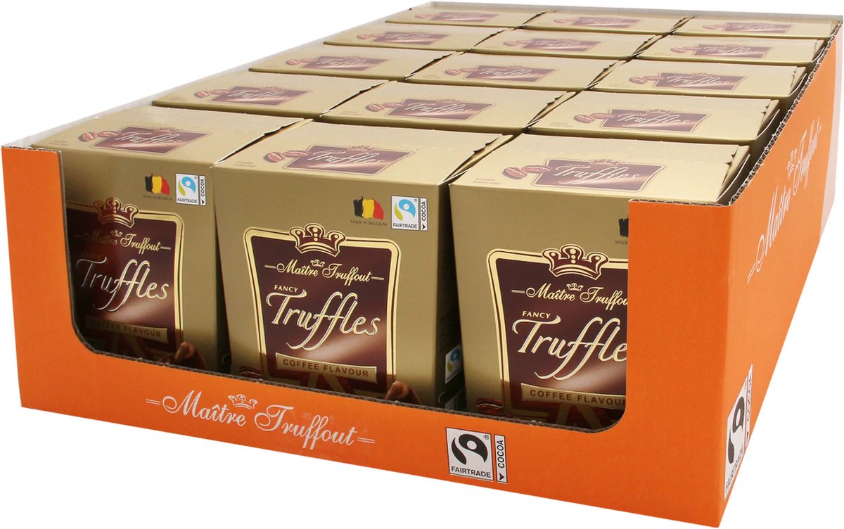 Maître Truffout Truffels Hazelnootsmaak 15 x 200g - Voordeelpack