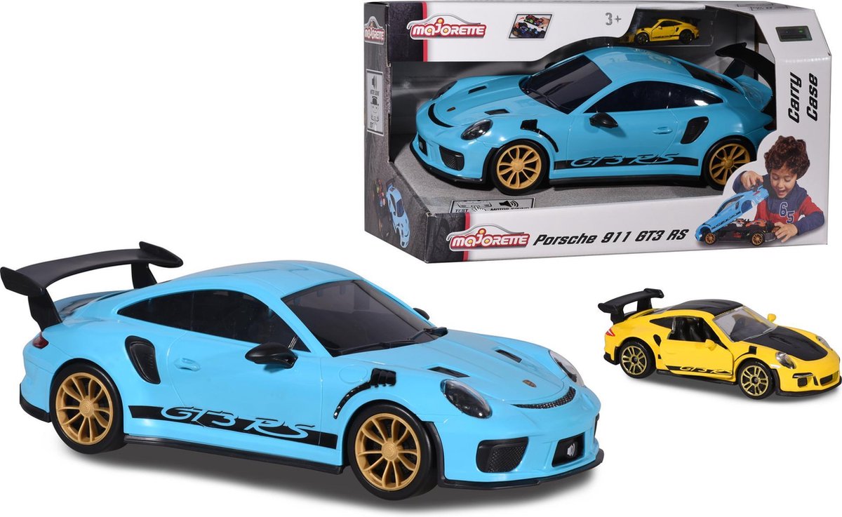Majorette - Porsche 911 GT3 RS - Draagkoffer + 1 auto